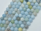 Genuine Aquamarine Beads, 8mm Round Beads-Gems: Round & Faceted-BeadBeyond