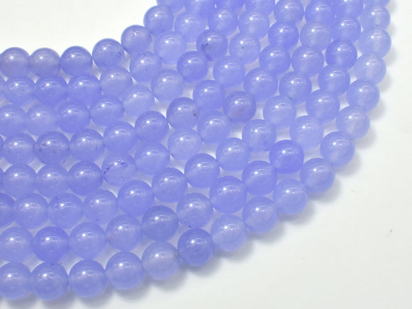 Jade Beads, Light Purple, 8mm Round Beads-Gems: Round & Faceted-BeadBeyond