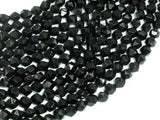 Black Onyx Beads, 6mm Star Cut Faceted Round, 14 Inch-Gems: Round & Faceted-BeadBeyond