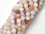 Jade - Multicolor, 8mm Round-Gems: Round & Faceted-BeadBeyond