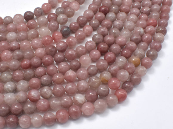 Purple Berry Quartz Beads, 6mm (6.5mm)-Gems: Round & Faceted-BeadBeyond