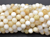 White Opal, 8mm (8.3mm) Round Beads-Gems: Round & Faceted-BeadBeyond