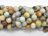 Amazonite, Round beads, 10mm ( 10.5 mm)-BeadBeyond