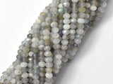 Labradorite Beads, 3.5x5mm Faceted Rondelle-Gems:Assorted Shape-BeadBeyond