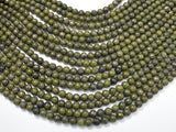 Epidote-Pyrite Inclusion, 6mm(6.3mm) Round beads-Gems: Round & Faceted-BeadBeyond