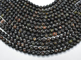 Flower Obsidian Beads, 8mm (8.3mm) Round Beads-Gems: Round & Faceted-BeadBeyond