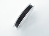 2Rolls Black Stretch Elastic Beading Cord, 0.5mm, 2 Rolls-20 Meters-Metal Findings & Charms-BeadBeyond