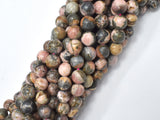 Rhodochrosite, 8mm, Round, 15 Inch-BeadBeyond