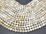 White Opal, 8mm (8.3mm) Round Beads-Gems: Round & Faceted-BeadBeyond