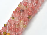 Fire Cherry Quartz Beads, Round, 8mm-BeadBeyond