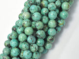 African Turquoise Beads, 8mm Round-Gems: Round & Faceted-BeadBeyond