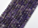 Amethyst Beads, 4x6mm Faceted Rondelle-Gems:Assorted Shape-BeadBeyond