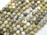 Dendritic Jasper, 6mm (6.5mm) Round Beads, 15.5 Inch-Gems: Round & Faceted-BeadBeyond