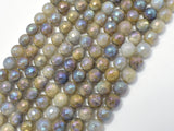 Mystic Coated Labradorite Beads, 8mm (7.8mm) Faceted Round-Gems: Round & Faceted-BeadBeyond