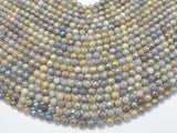 Mystic Coated Labradorite, 6mm Faceted Round, AB Coated-BeadBeyond