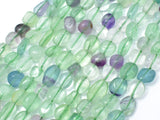 Fluorite Beads, Approx 6x8mm Nugget Beads-Gems: Nugget,Chips,Drop-BeadBeyond