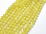 Lemon Jade, 6mm Round beads-BeadBeyond