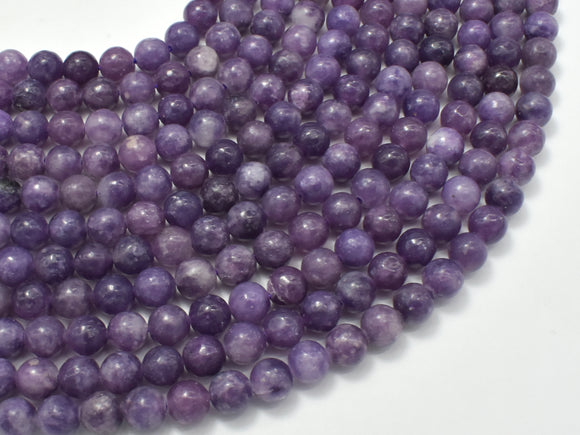 Lepidolite Beads, 6mm Round Beads-BeadBeyond