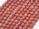 Pink Banded Jasper, 6mm Round Beads-Gems: Round & Faceted-BeadBeyond