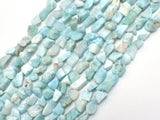 Dominican Larimar Beads, 5x7mm, Nugget Beads-BeadBeyond