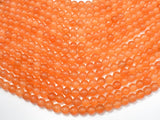 Jade Beads-Orange, 8mm Round Beads-Gems: Round & Faceted-BeadBeyond