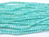 Russian Amazonite Beads, Green Amazonite, 4mm Round-Gems: Round & Faceted-BeadBeyond