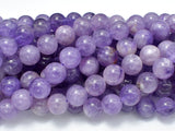 Amethyst, 10mm (10.2mm) Round Beads, 15.5 Inch, Full strand-Gems: Round & Faceted-BeadBeyond
