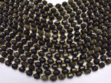 Golden Obsidian Beads, 8mm Faceted Prism Double Point Cut-Gems: Round & Faceted-BeadBeyond