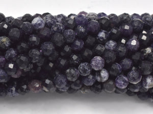 Sugilite Beads, 4mm Micro Faceted Round-Gems: Round & Faceted-BeadBeyond