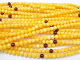 Amber Resin-Yellow, 8mm Round Beads, 33 Inch, Approx 108 beads-Gems: Round & Faceted-BeadBeyond