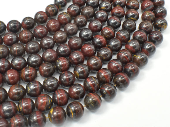 Tiger Iron Beads, Round, 8mm-Gems: Round & Faceted-BeadBeyond