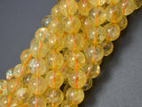 Citrine Beads, 10mm(10.5mm) Round Beads,-Gems: Round & Faceted-BeadBeyond