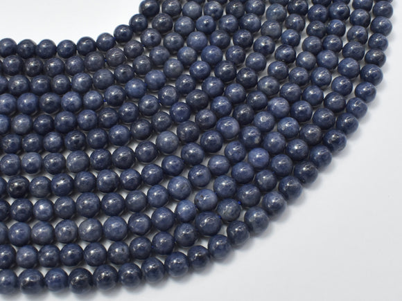 Blue Sapphire Beads, 4.5mm (4.8mm)-Gems: Round & Faceted-BeadBeyond
