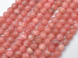 Rhodochrosite Beads, 5.8 mm Round Beads-Gems: Round & Faceted-BeadBeyond