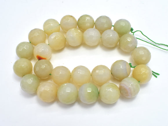 AGATE BEADS, 14MM FACETED ROUND-Agate: Round & Faceted-BeadBeyond