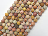 African Agate, 8mm, Round, 15.5 Inch-BeadBeyond