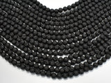 Black Lava Beads, Round, 6mm-Gems: Round & Faceted-BeadBeyond