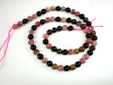 Watermelon Tourmaline Beads, 6mm Round Beads-Gems: Round & Faceted-BeadBeyond