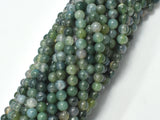 Moss Agate Beads, 4mm Round Beads-Gems: Round & Faceted-BeadBeyond