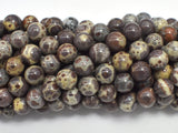 Astroite Jasper, 8mm (8.5mm), Round, 15.5 Inch-BeadBeyond