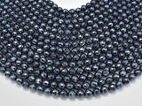 Mystic Coated Black Onyx, 8mm Faceted Round-Gems: Round & Faceted-BeadBeyond