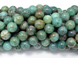 Chrysocolla-Natural , 10mm Round Beads-Gems: Round & Faceted-BeadBeyond