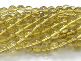 Lemon Quartz Beads, 8mm (8.5mm) Round Beads-Gems: Round & Faceted-BeadBeyond