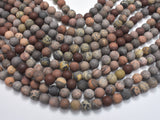 Matte Artistic Jasper, 8mm Round Beads-BeadBeyond