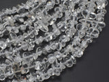 Clear Quartz, 4mm - 9mm Pebble Chips Beads, 33 Inch-Gems:Assorted Shape-BeadBeyond