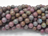 Ruby in Kyanite, Ruby Apatite, 10mm Round-Gems: Round & Faceted-BeadBeyond
