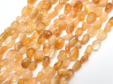 Citrine Beads, Approx. 6x8mm Nugget Beads-BeadBeyond