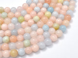 Beryl Beads, Aquamarine, Morganite, Heliodor, 8mm, Round-Gems: Round & Faceted-BeadBeyond