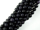 Blue Goldstone Beads, 8mm (7.8mm) Round Beads-Gems: Round & Faceted-BeadBeyond