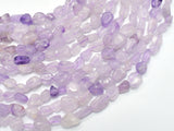 Lavender Amethyst, 6x8mm Nugget Beads, 15.5 Inch-BeadBeyond